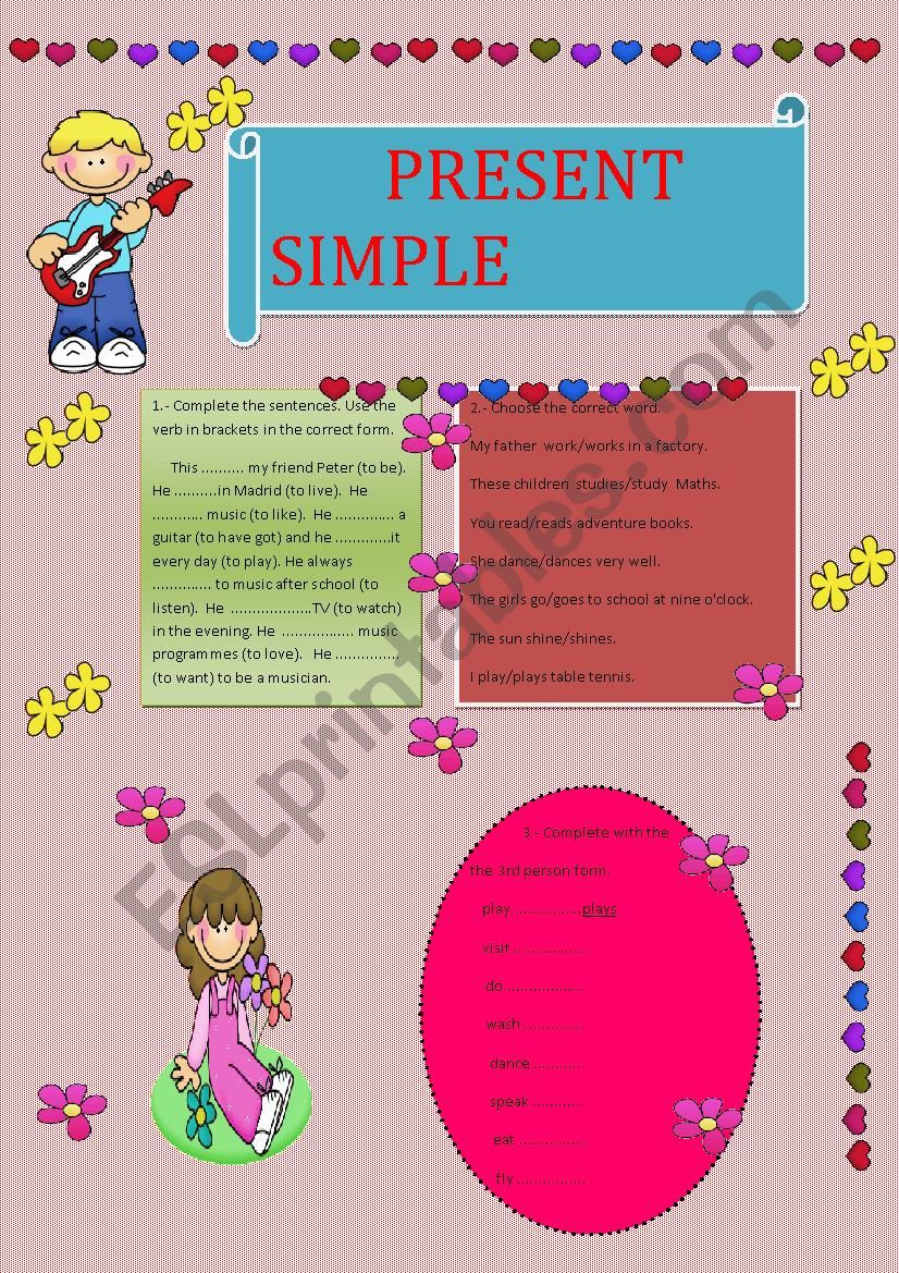 Present Simple worksheet