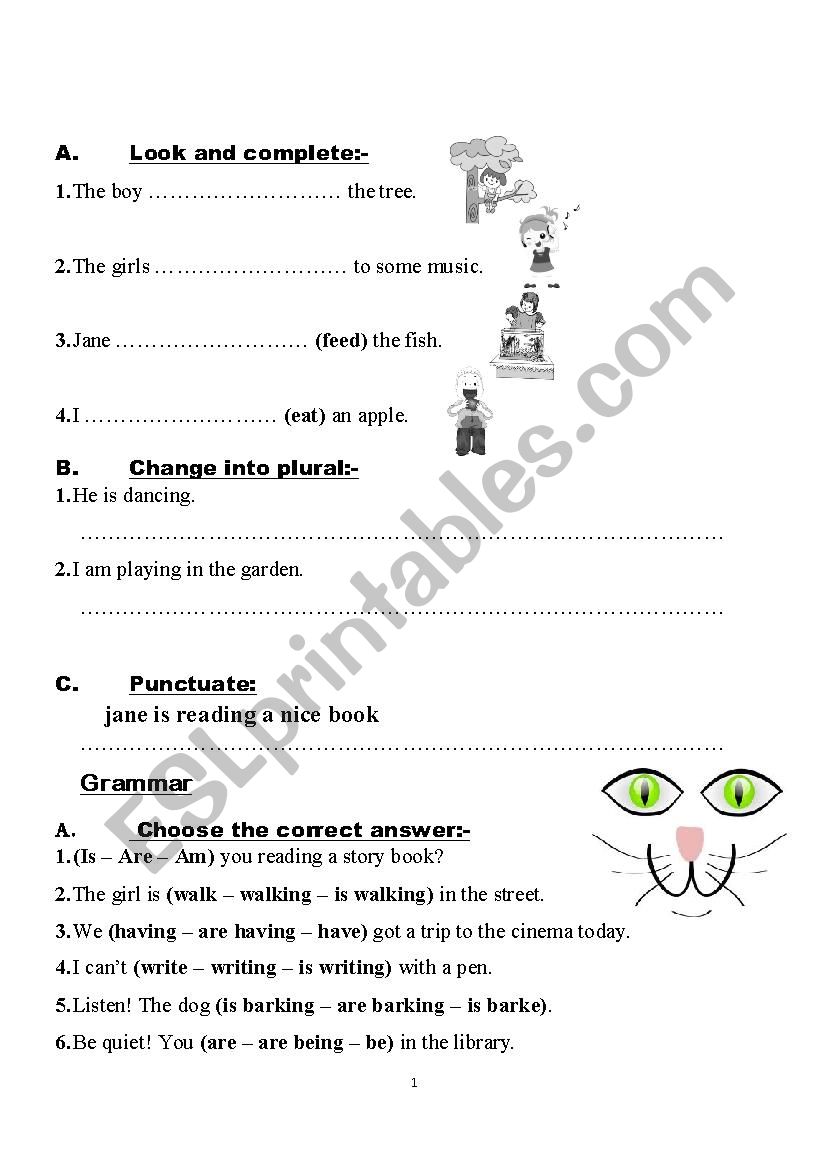 worksheet worksheet