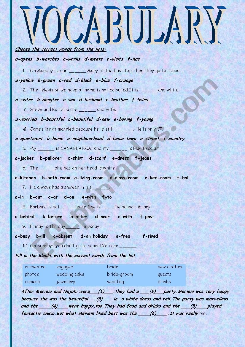 vocabulary-multiple-choice-worksheets