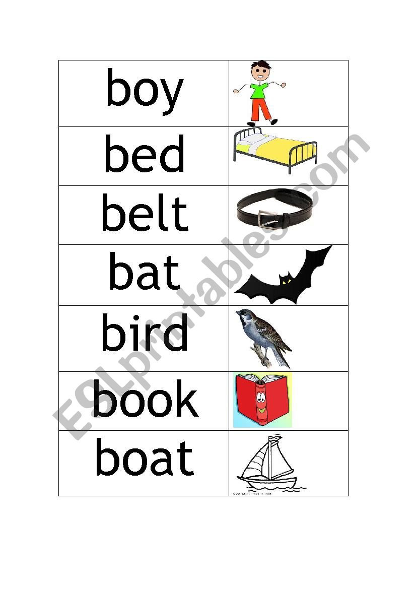 B flashcards worksheet