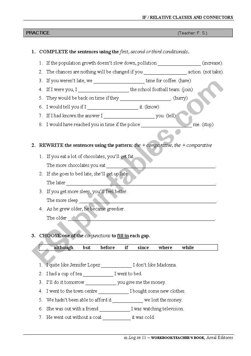 Grammar Revision worksheet