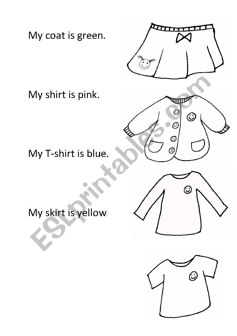 Clothes worksheet