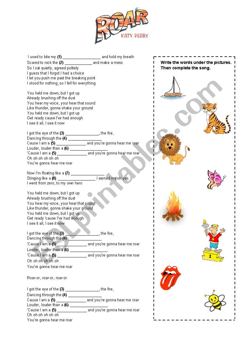 Katy Perry - Roar (song activities)