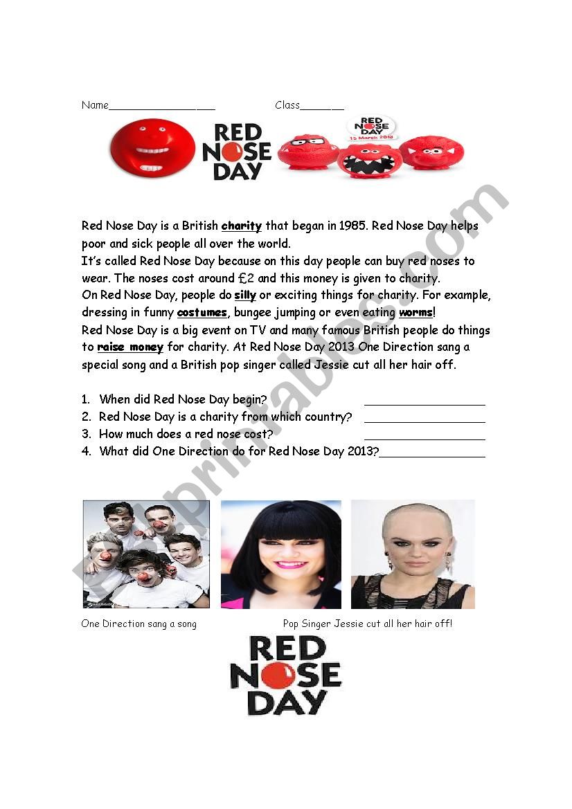 Red Nose Day - British Charity