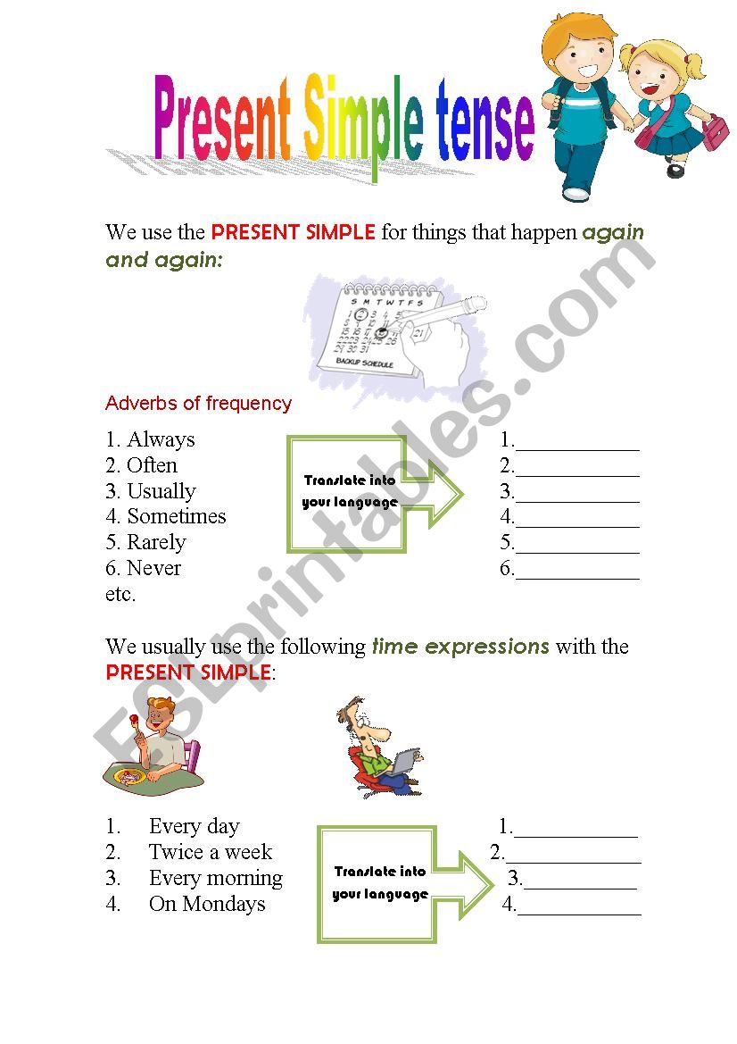 Present Simple worksheet