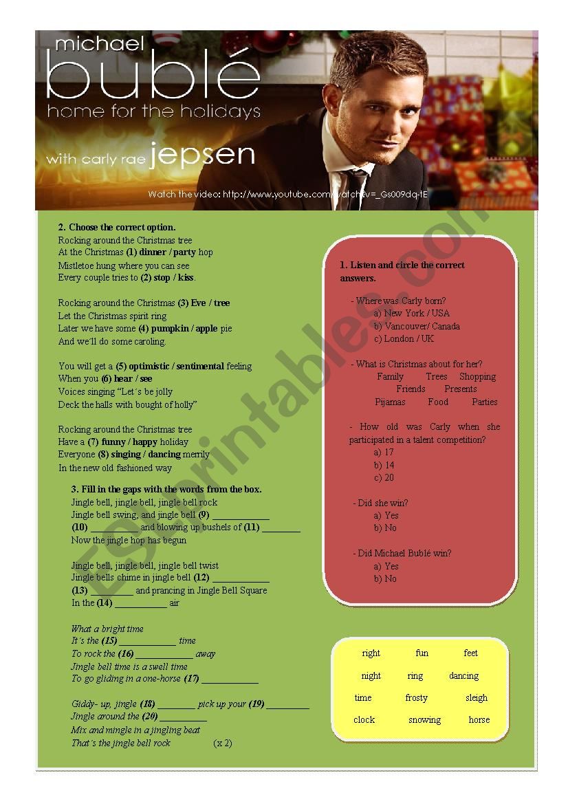 A Christmas with Michael BublÃ© and Carly Rae Jepsen