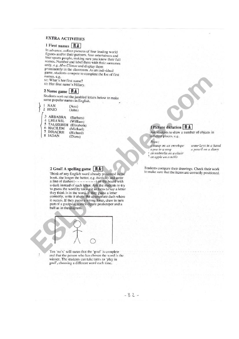 word games worksheet