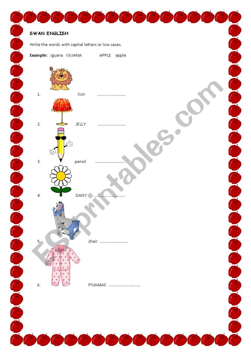 Alphabet  worksheet