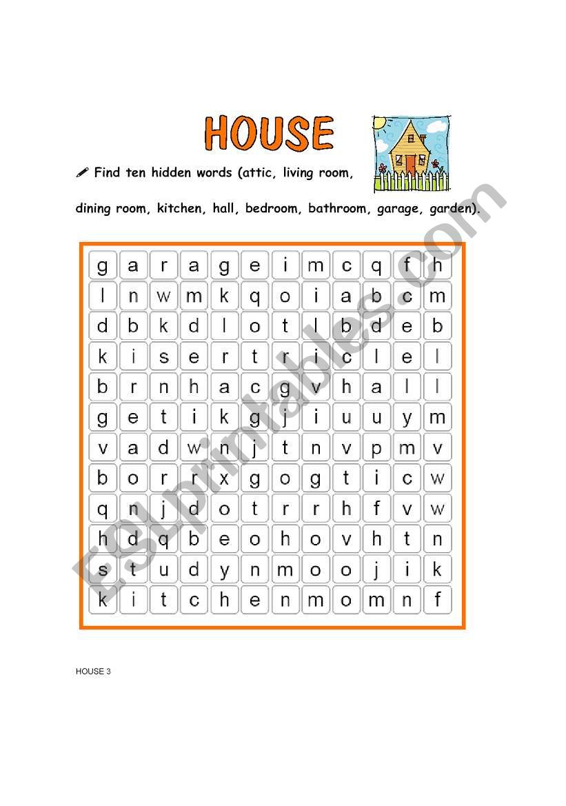 word search puzzle worksheet