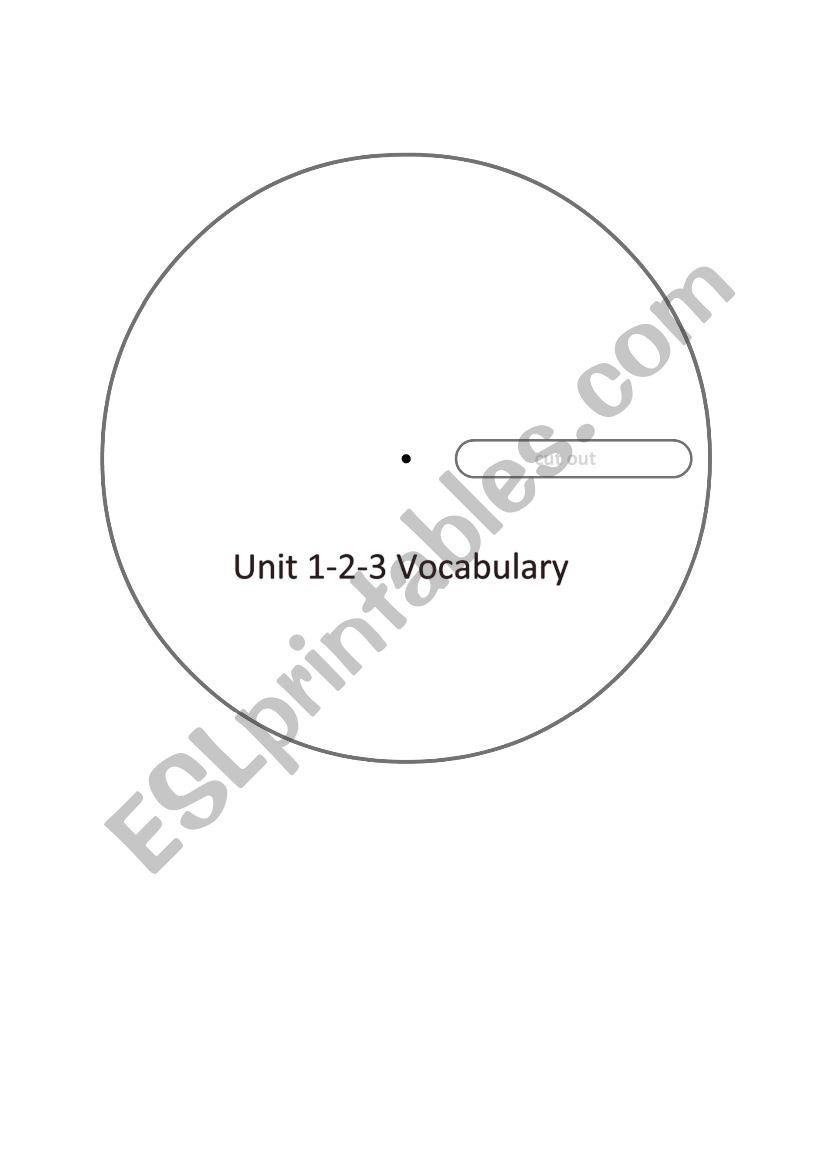 Cut and Paste worksheet