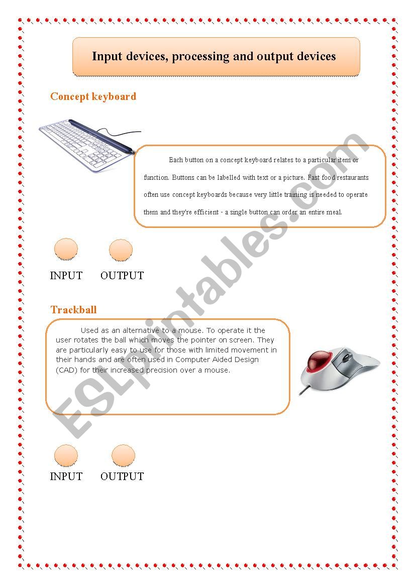 ICT worksheet