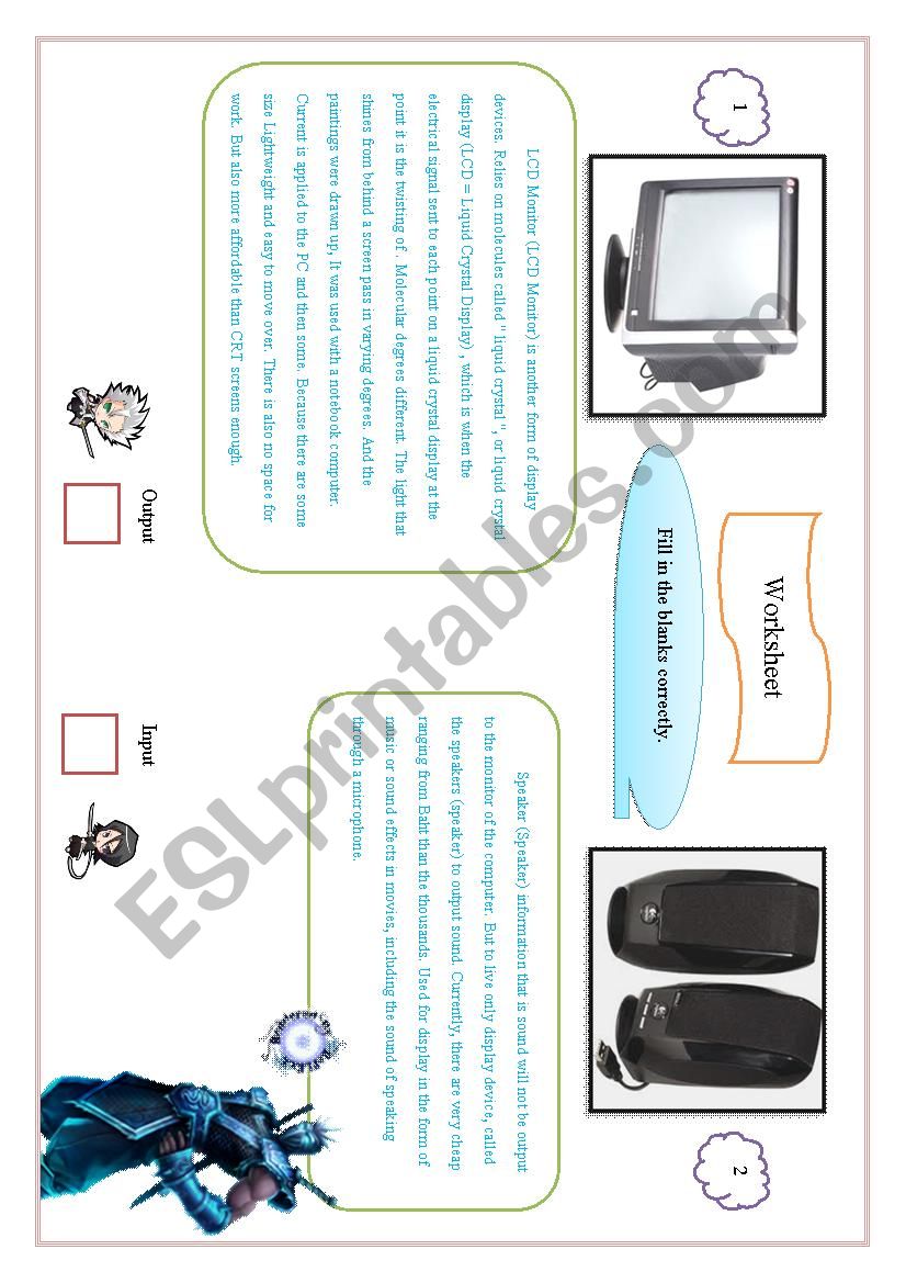 ICT worksheet