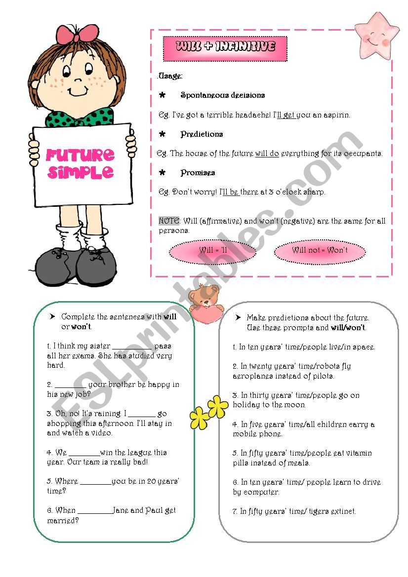 Future Simple worksheet