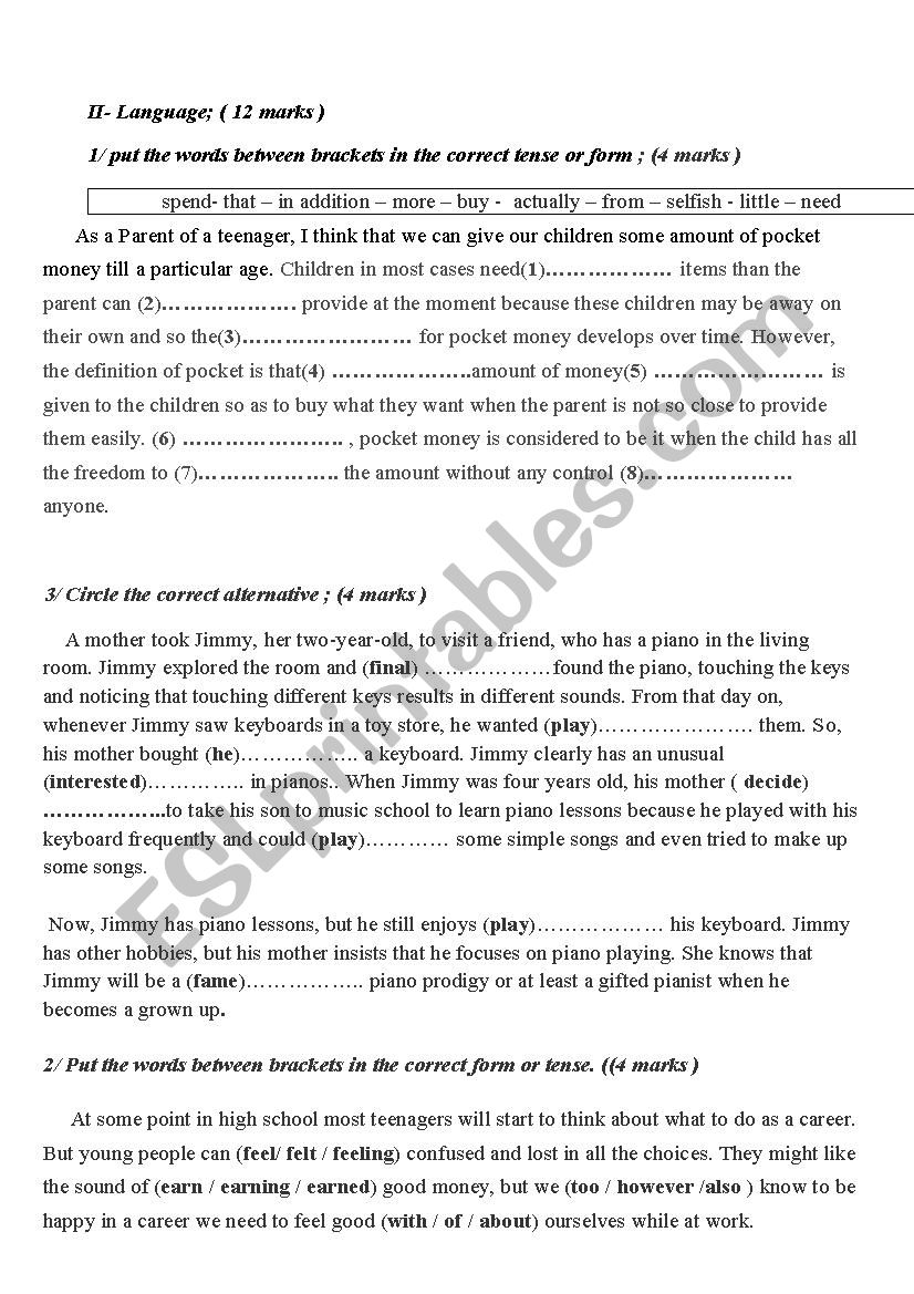 htt://www.eslprintables.com/ worksheet