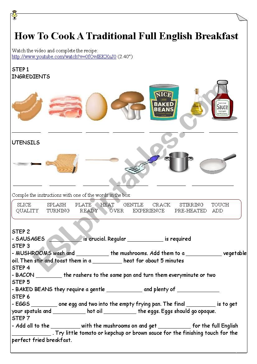 How To Cook A Traditional Full English Breakfast 