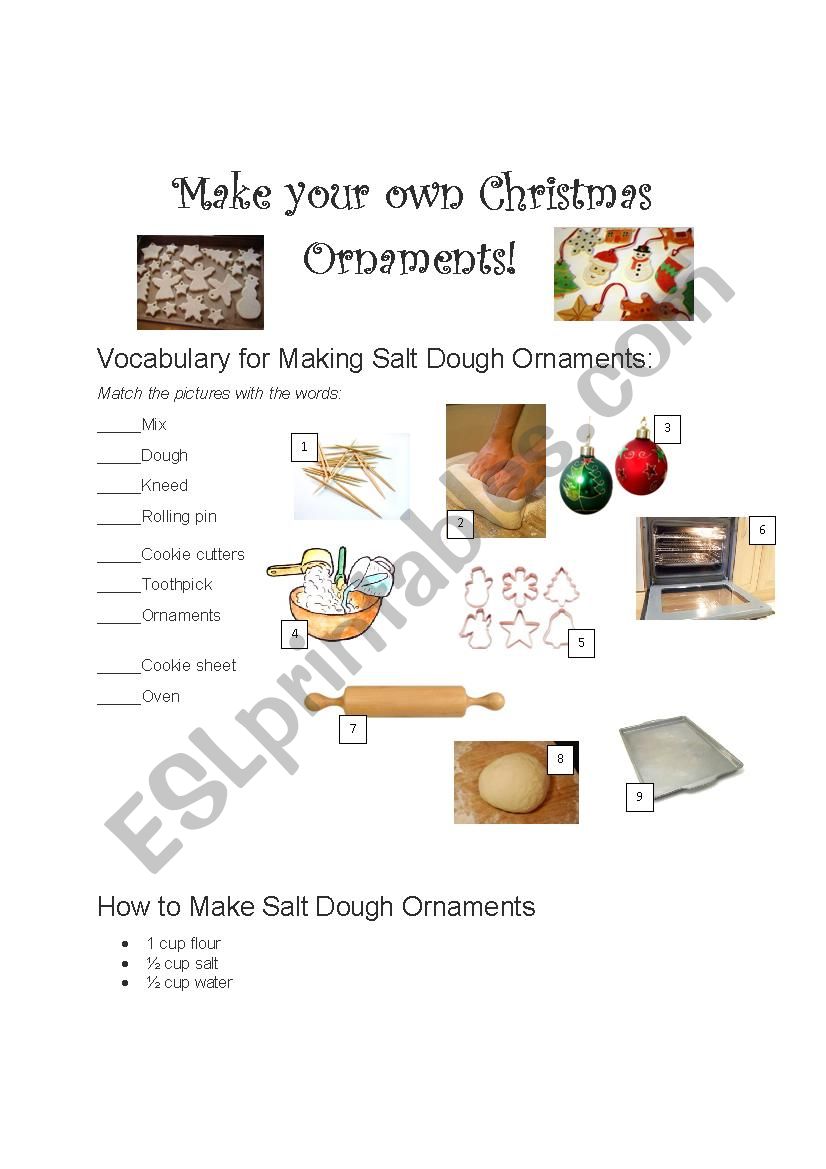 Make your Own Christmas Ornaments