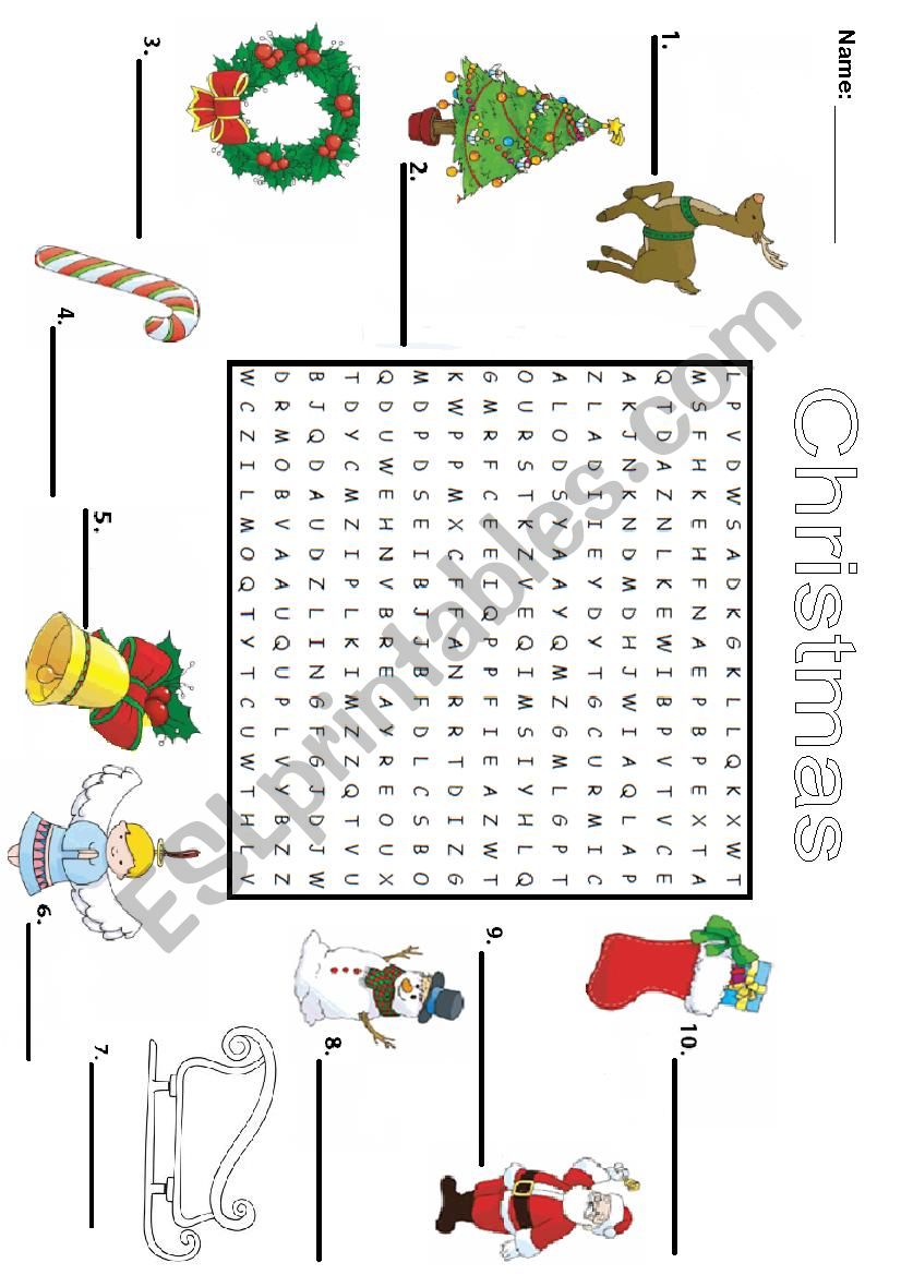 Christmas worksheet worksheet