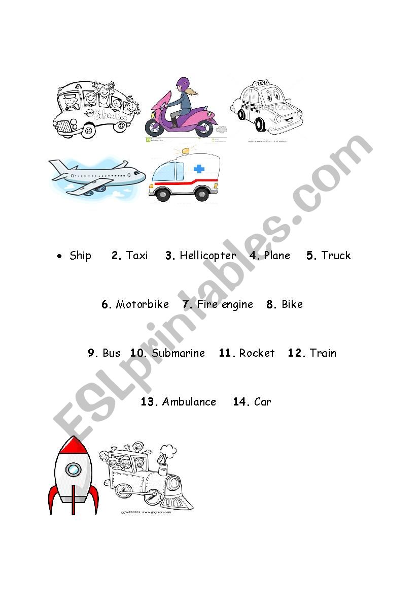 look and match worksheet
