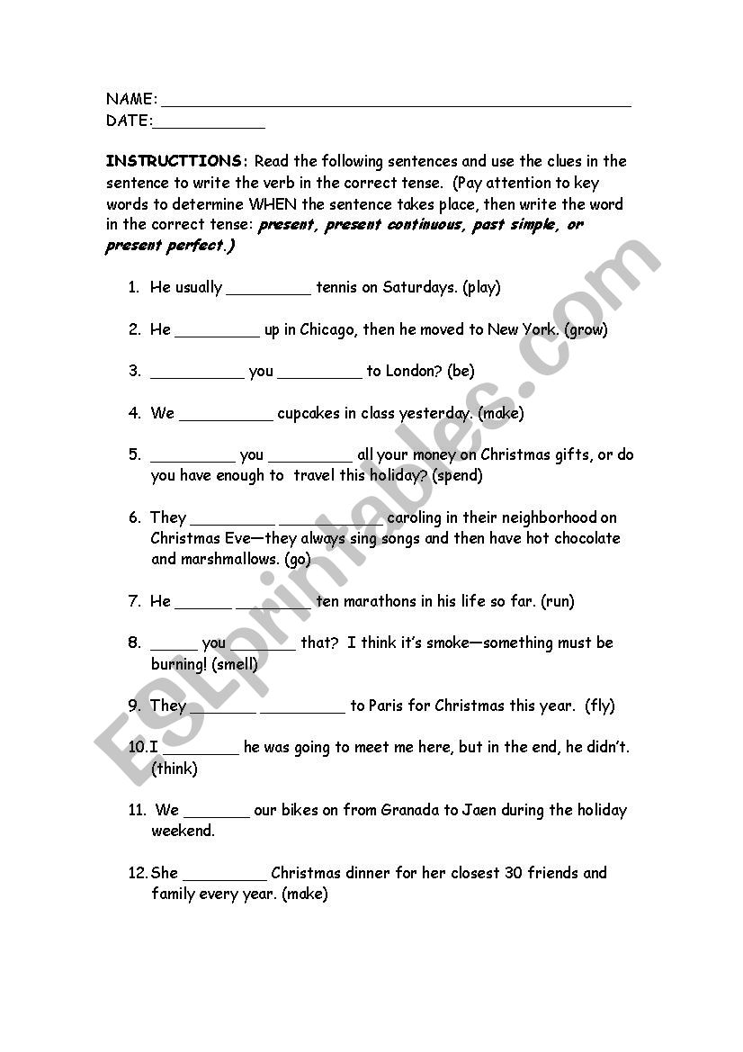 WORKING WITH  REGULAR AND IRREGUALAR VERBS