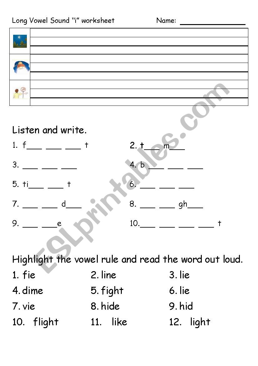 Long Vowel Rule 