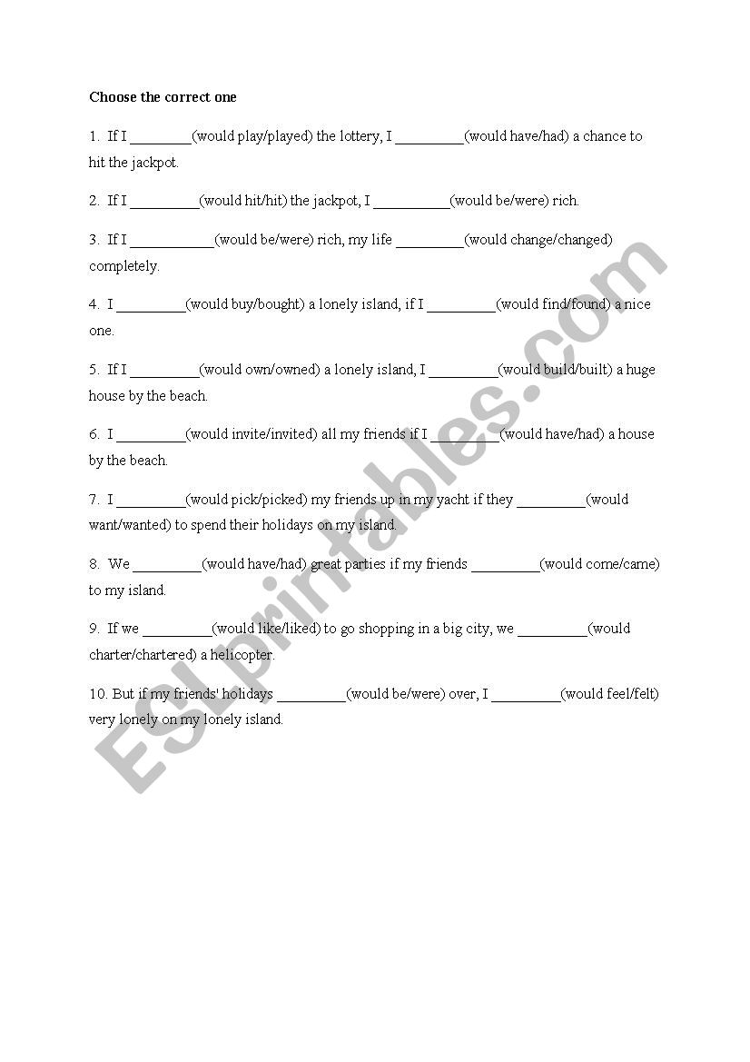 grammar exercise  worksheet