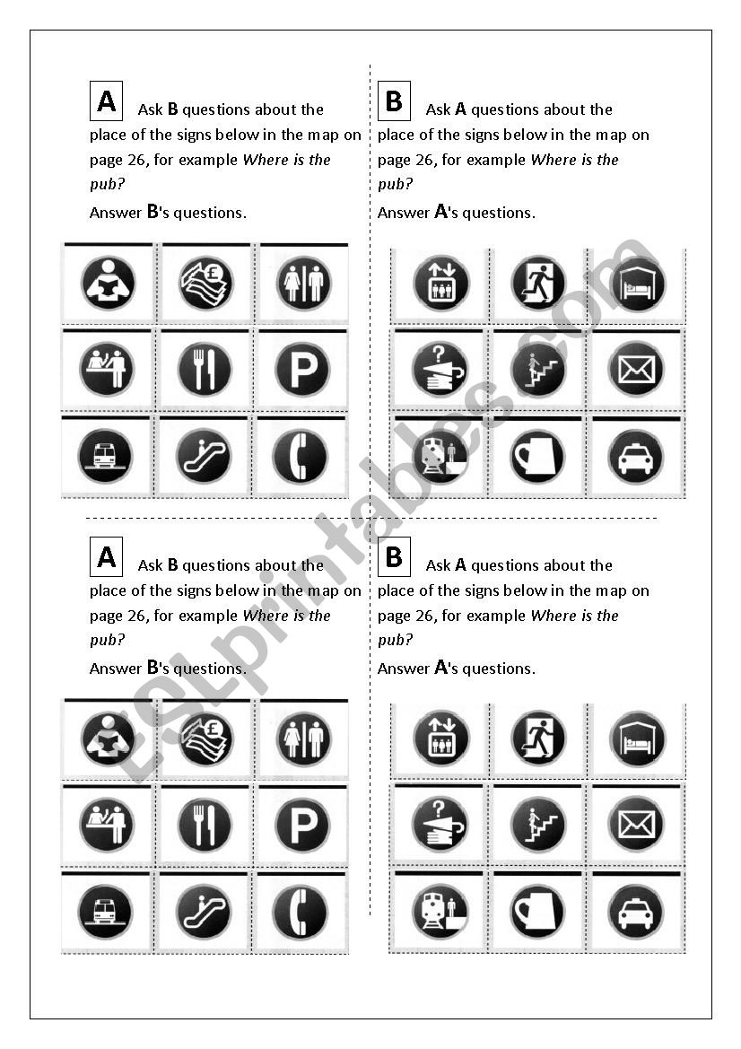 Directions worksheet