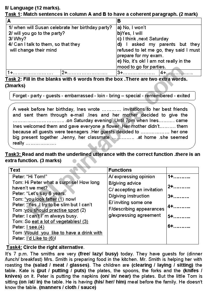 mid term test n2 worksheet