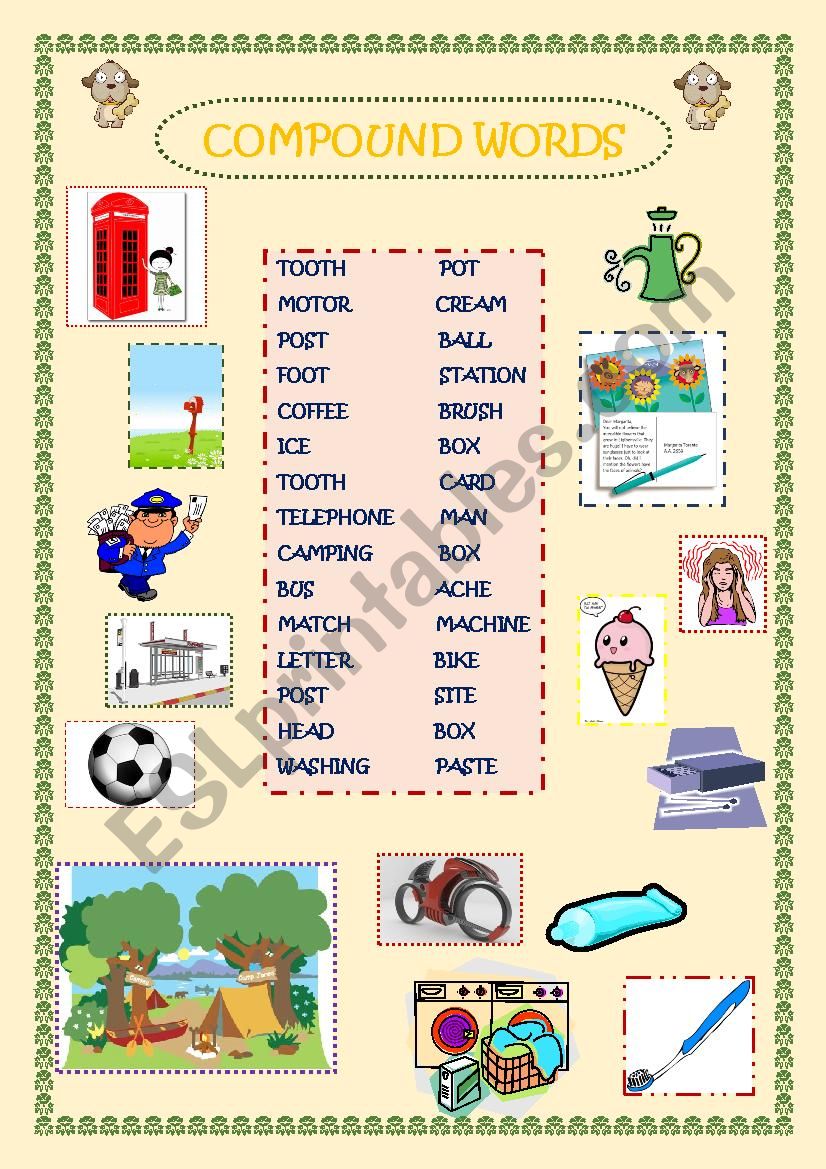 Compound Words worksheet