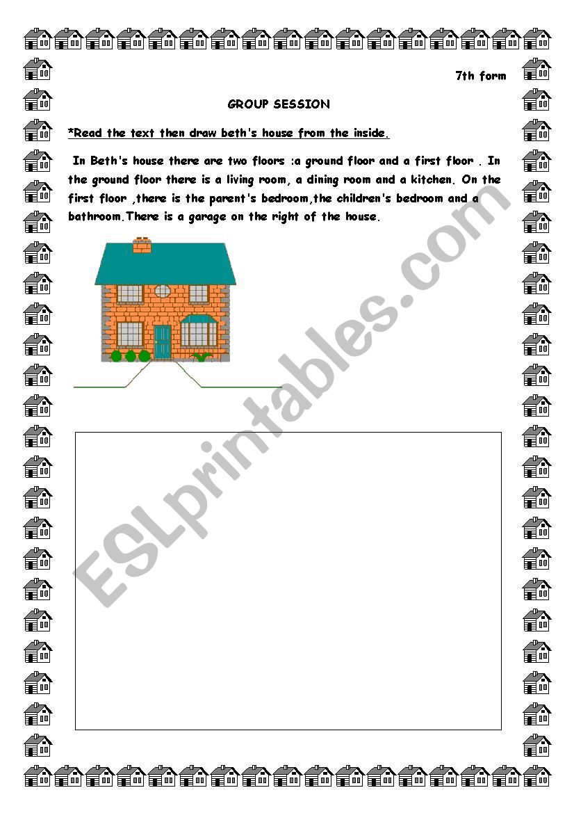 My house worksheet