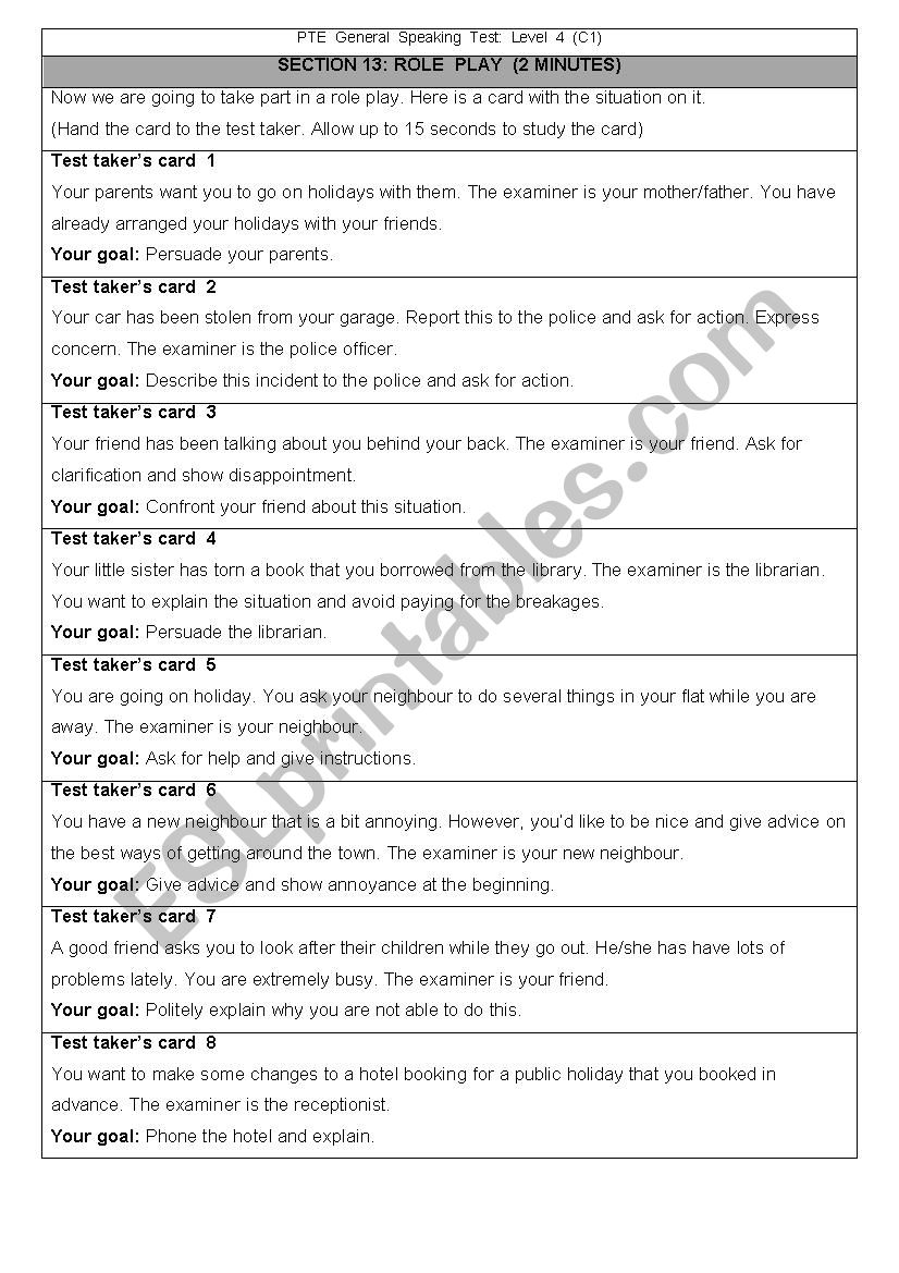 Pearson Education English Worksheets