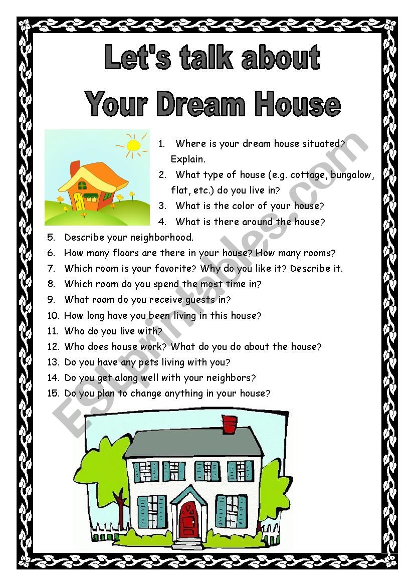 Lets talk about your dream house
