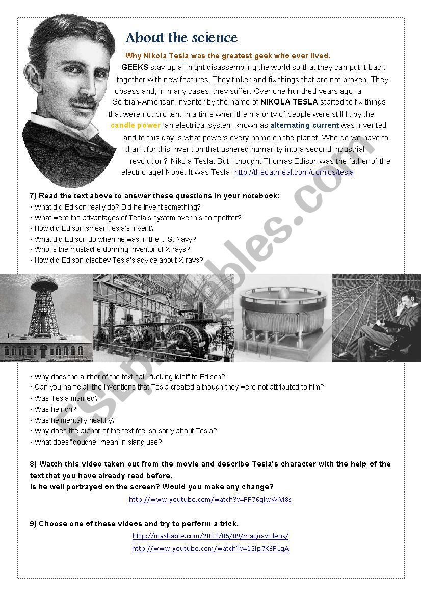 The Prestige (part 3) worksheet