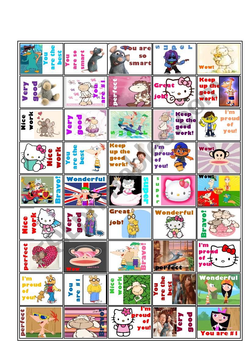 Rewards Stickers kids LOVE- #3