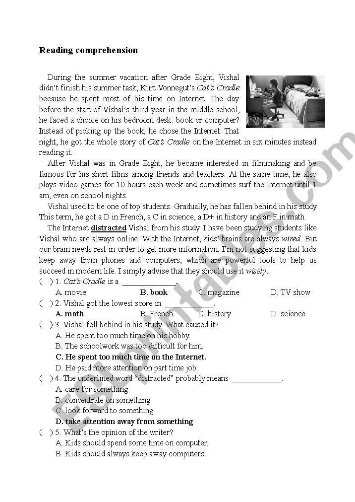 digital age worksheet