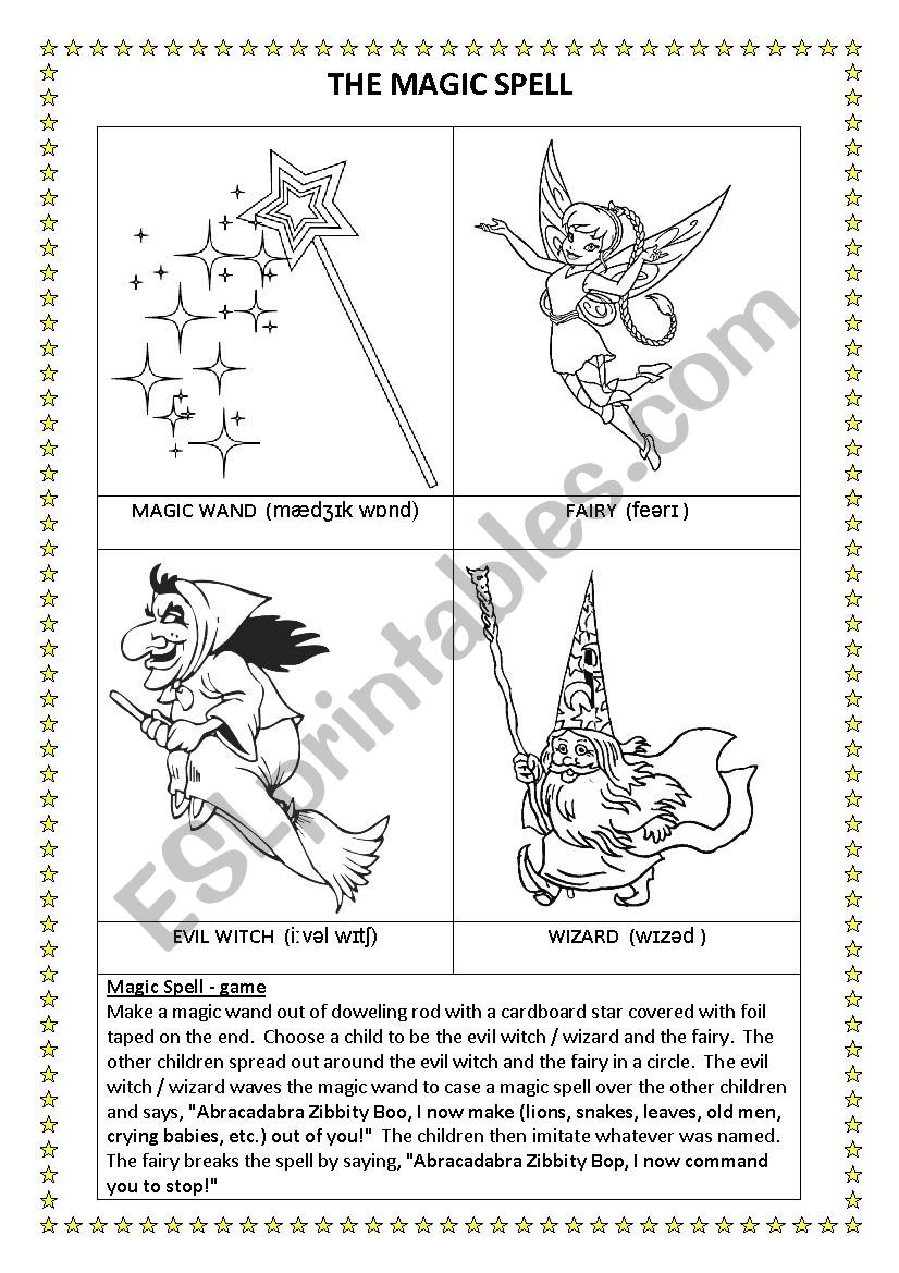 The Magic Spell worksheet