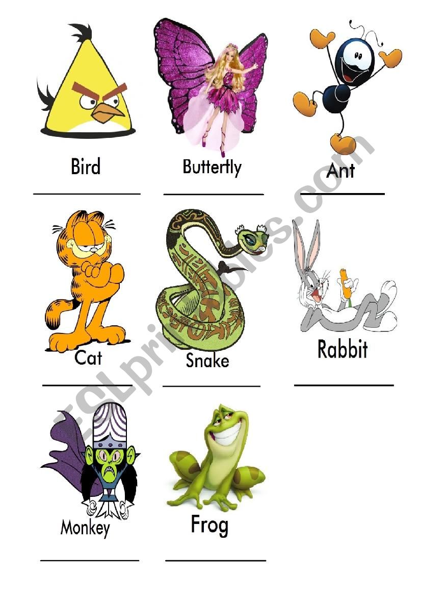 Famous Animals worksheet