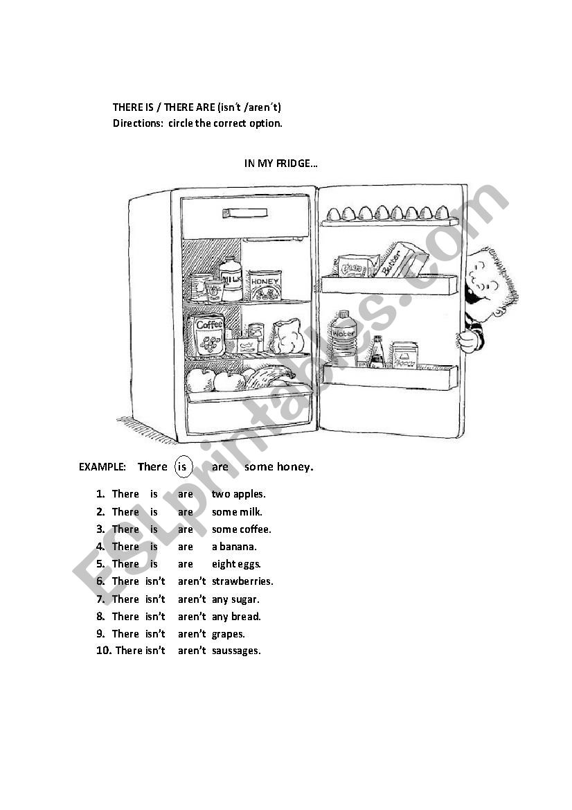 There is/ There are worksheet