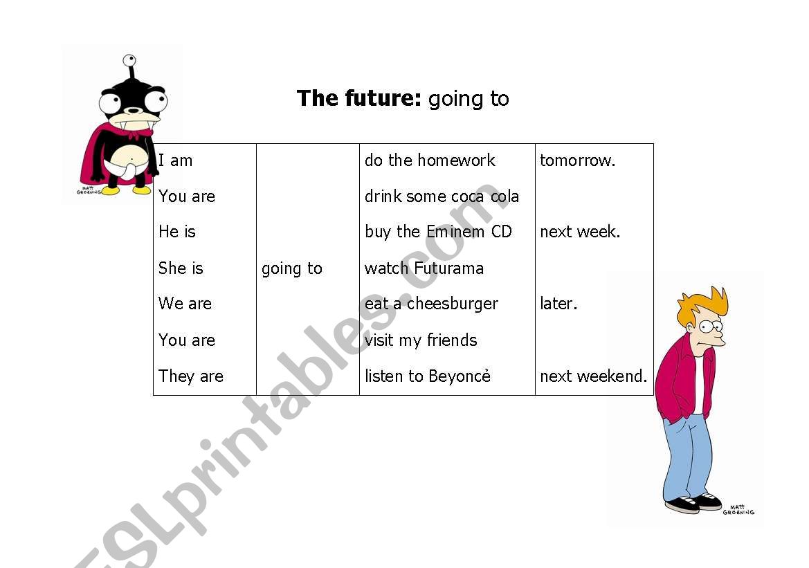 Introduction/explanation of the structure with going to