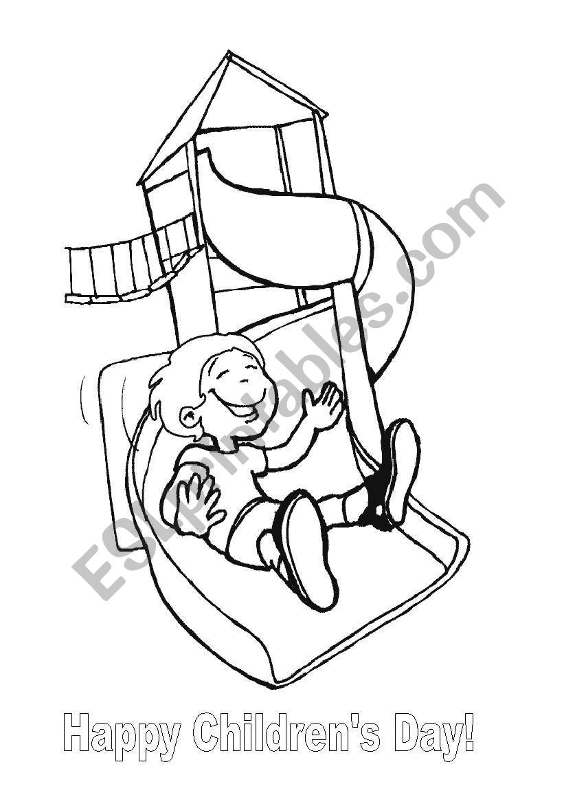 Happy ChildrenÂ´s Day worksheet
