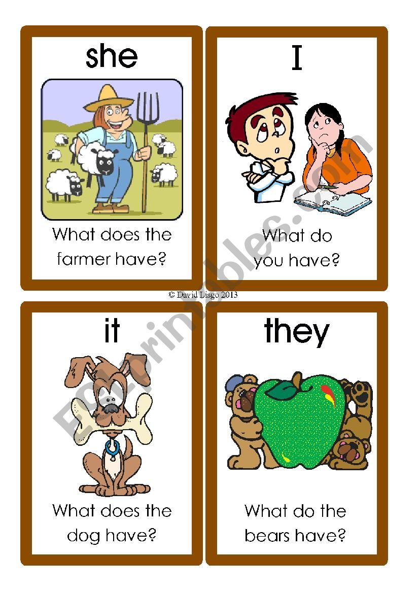 Pronoun Flashcards: 37-48 of 70: with rules