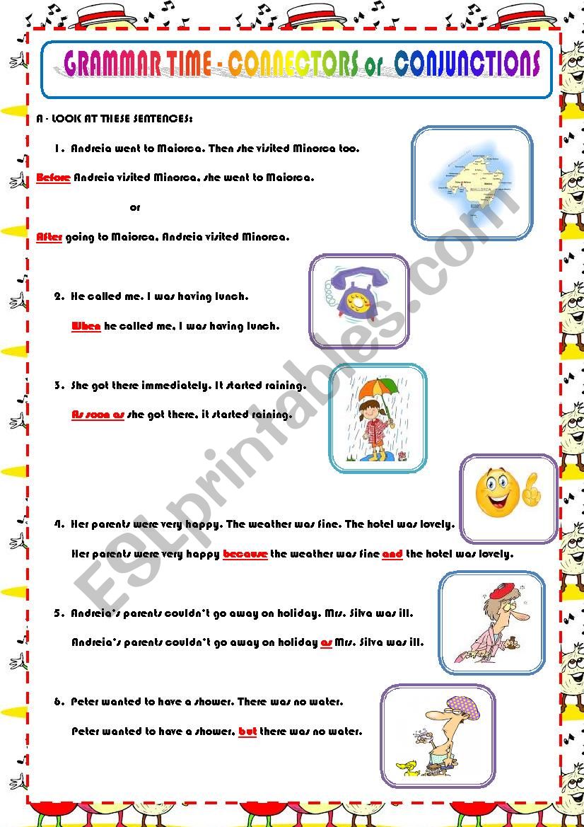 GRAMMAR TIME - CONNECTORS VS CONJUNCTIONS