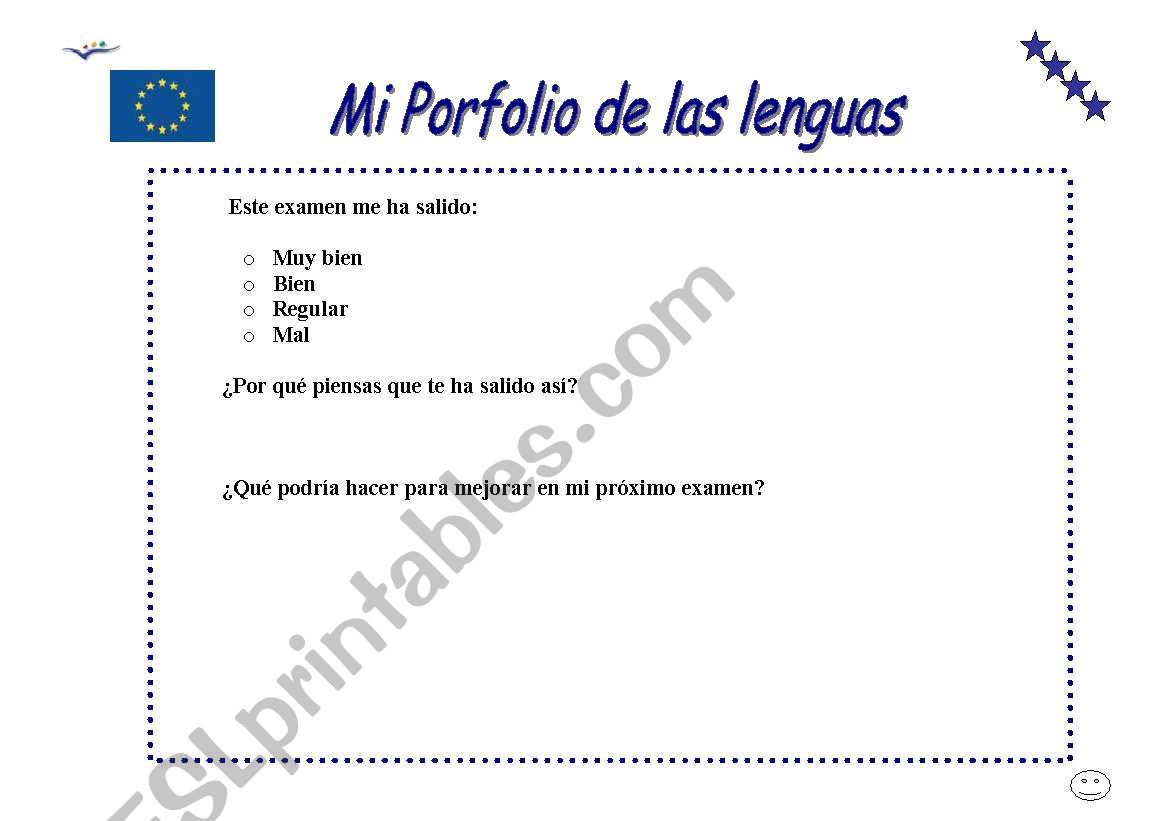 Porfolio reflexion sobre examen