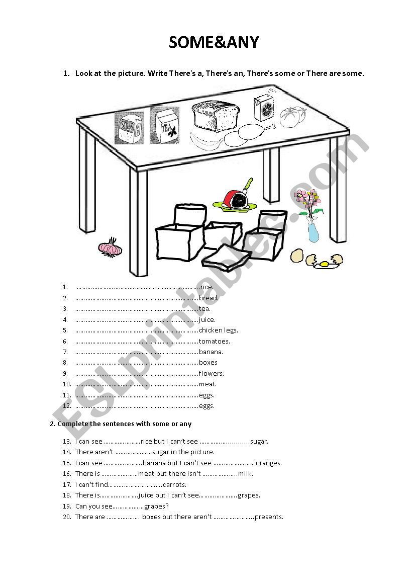 some any worksheet