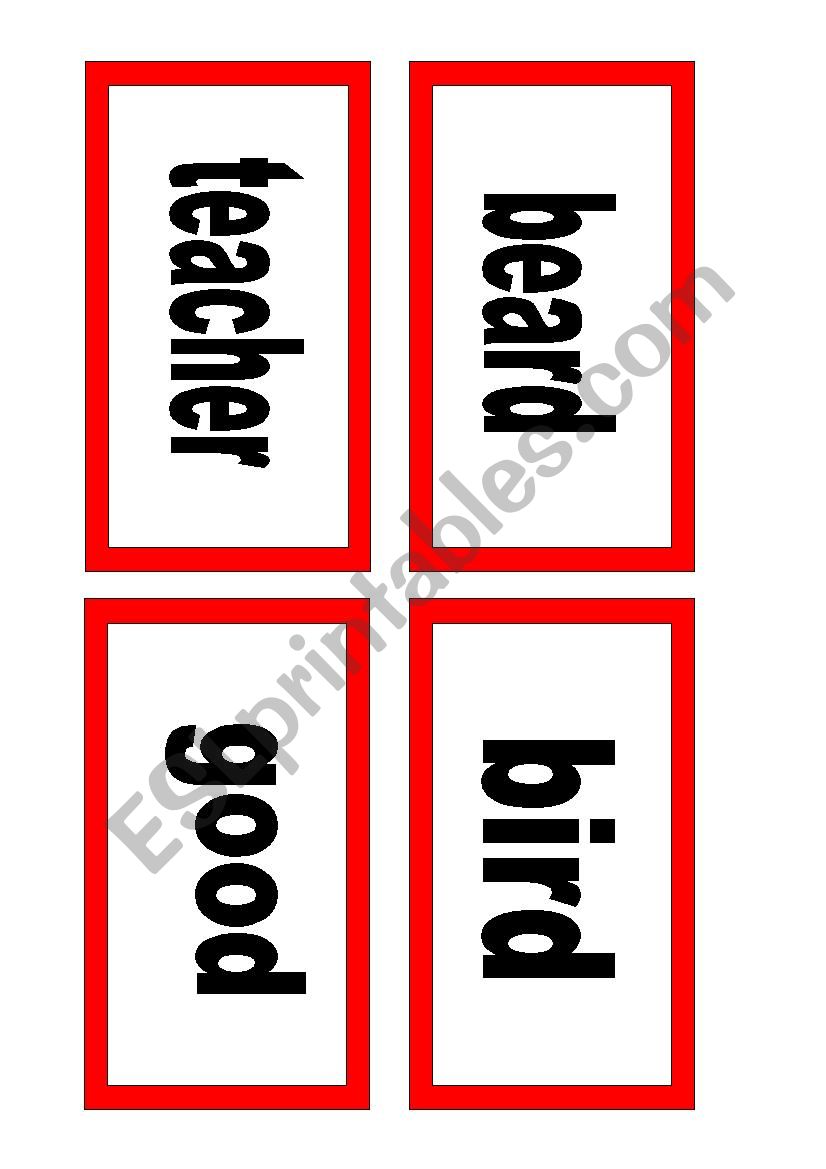 High frequency words set 1 completely editable