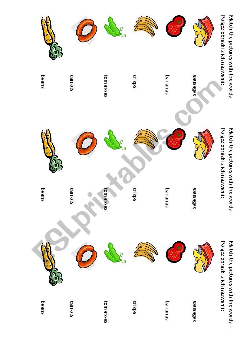 Food worksheet