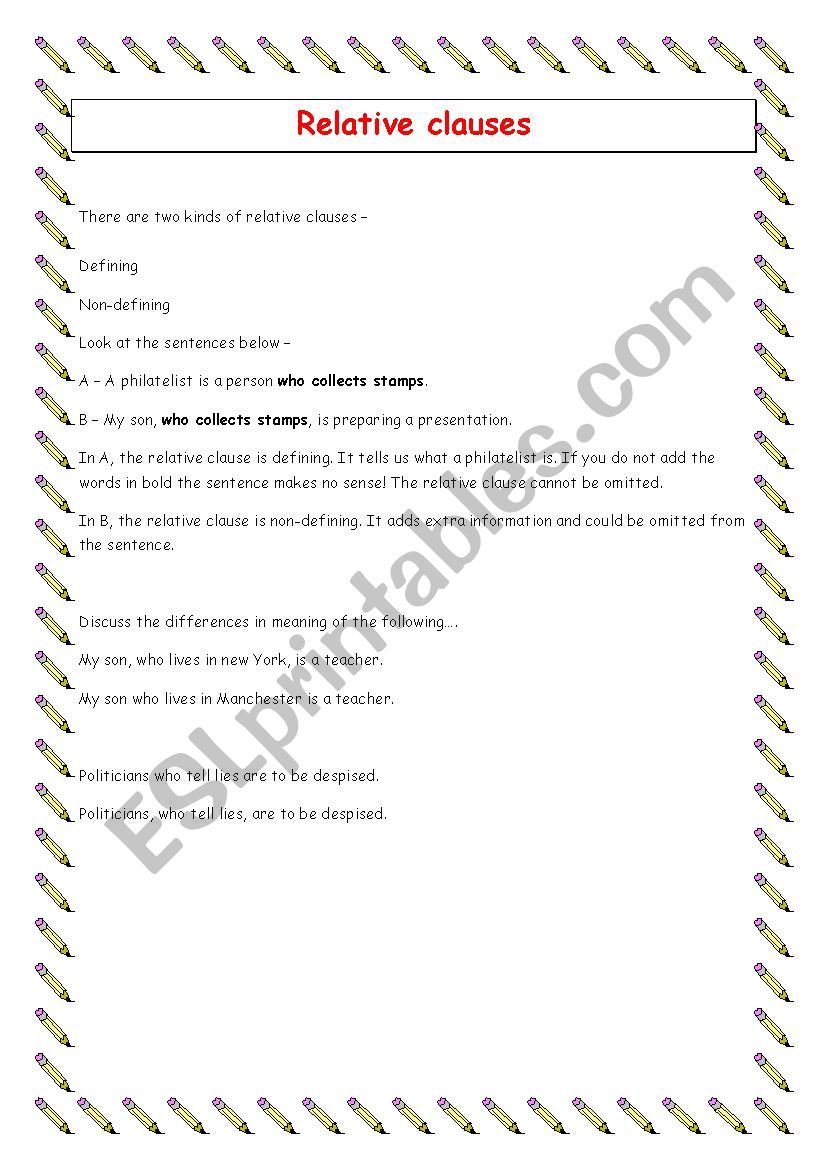 relative-clauses-a-guide-with-exercises-esl-worksheet-by-kezziej