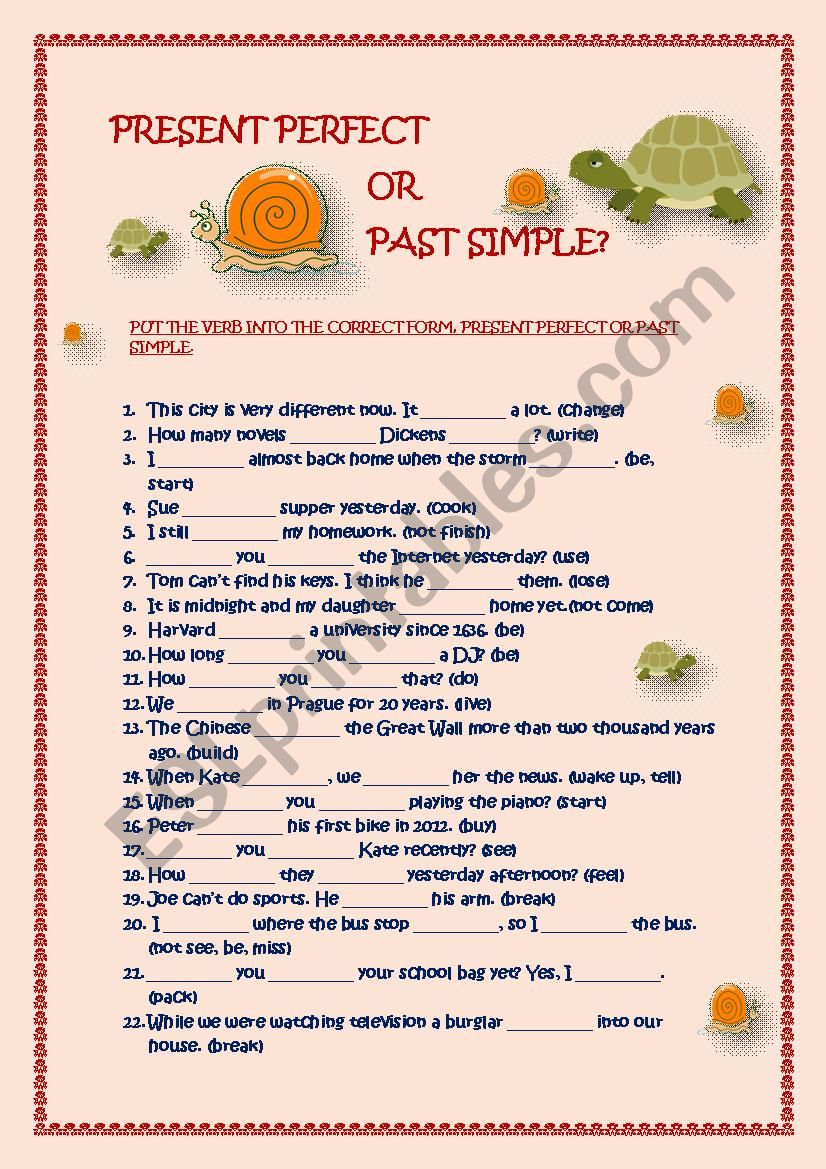 Present Perfect or Past Simple