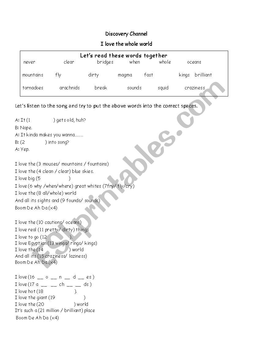 Discovery ChannelÂ´s 