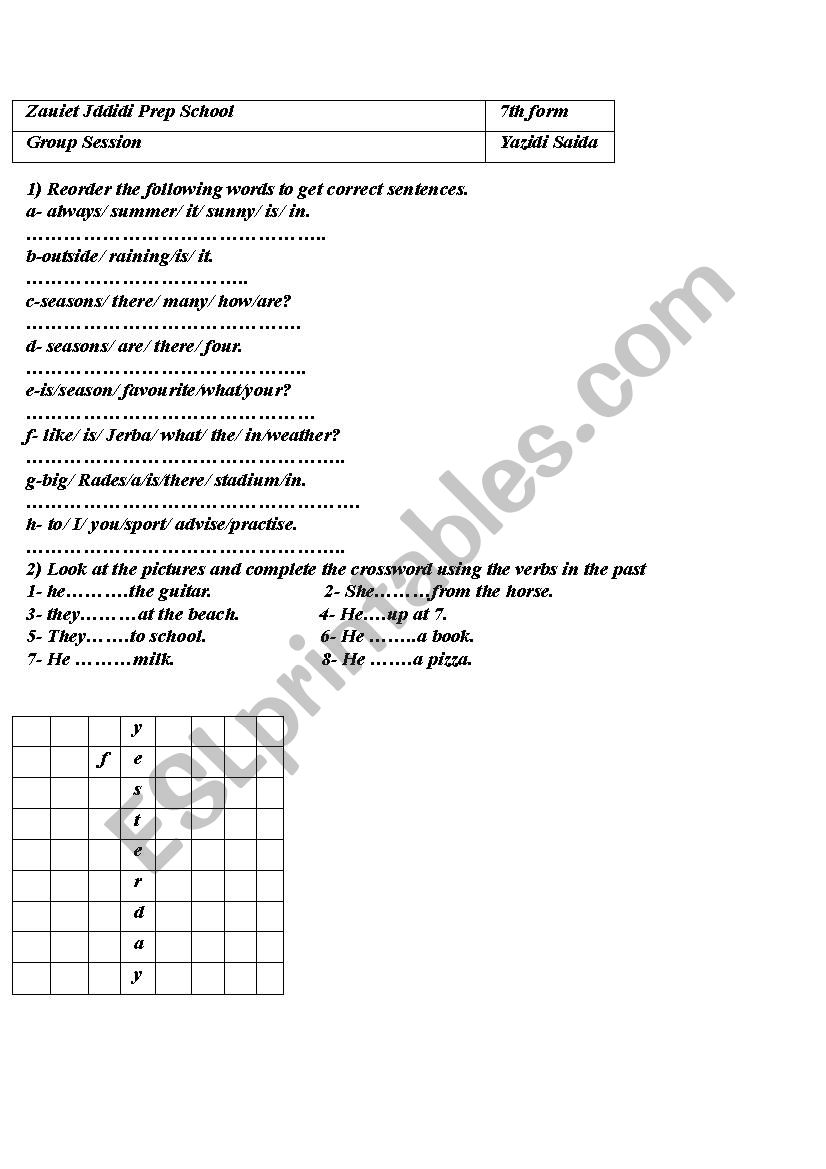 group session 7tth form module 4