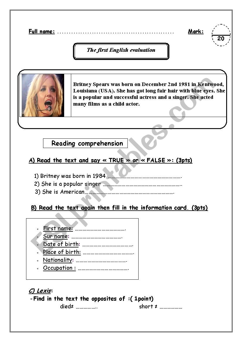 english-evaluation-test-esl-worksheet-by-goingbacktoengland